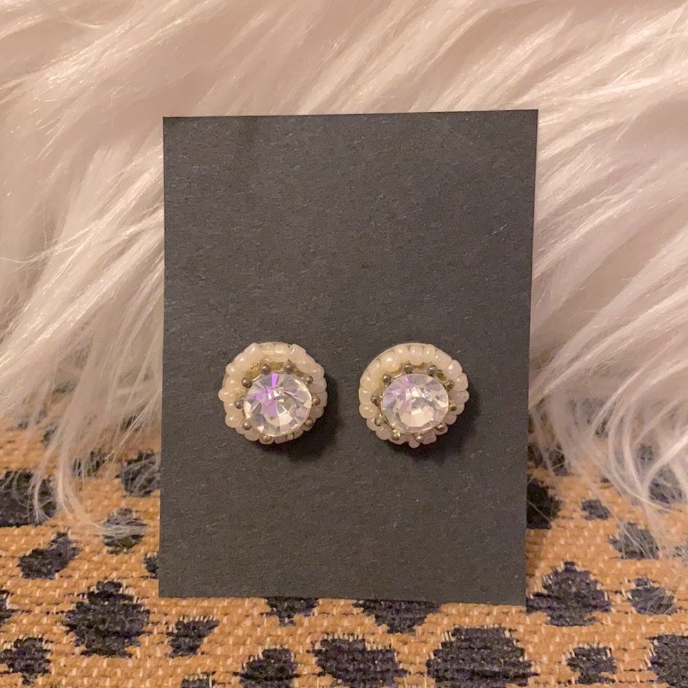 Crystal/Beaded Stud Earrings